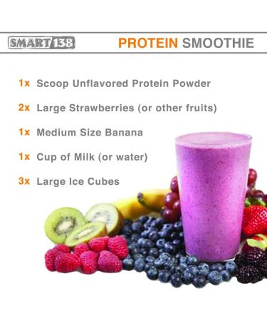 Smart138 Vanilla Pea Protein Powder - Vegan, Gluten-Free, Dairy-Free, Non-GMO, Keto Friendly - Natural BCAAs - 1000g / 2.2lbs - USA/Canada (Pack of 1) - Buy Online on GoSupps.com