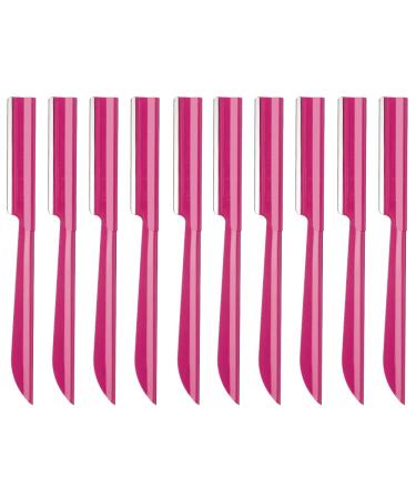 Miss Gorgeous London Eyebrow Razor, Eyebrow Razor Shaper for Men and Women, Grooming Shavers (red-10pcs) - Buy Online on GoSupps.com