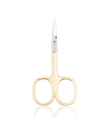 Titania Solingen skin scissors with thin lace (gold -plated 9.5cm) Skin shears Solingen Professional skin scissors made of carbon steel Made in Germany gold -plated with thin tip 9.5 cm - Buy Online on GoSupps.com