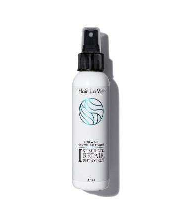 Hair La Vie Renewing Growth Treatment - Hair Thickening Spray & Scalp Treatment - Add Instant Volume to Thinning Hair and Soothe Itchy Scalp for Fast Hair Growth  4 fl oz.