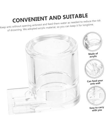 Minkissy 3-Piece Ant Water Feed Dispenser Set | Mini Ant Habitat & Observing Kit for Ant Farms | Ideal Ant Colony Supplies - Buy Online on GoSupps.com
