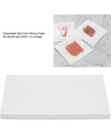 Nail Art Mixing Paper ANGGREK Gel Polish Palette Paper Disposable Nail Art Mixing Paper Nail Color Mixing Paper for Nail Artist Beginner Home Salon - Buy Online on GoSupps.com