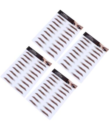 FOMIYES 12 Pcs Eyebrow Stickers Waterproof Makeup 6d Eyebrows Stickers Eyebrow Stencils 4d Hair Shaper - Buy Online on GoSupps.com