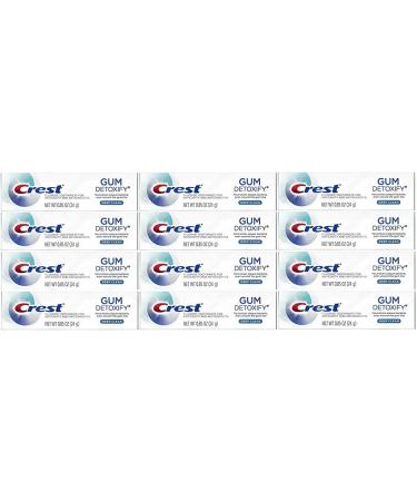 Crest Gum Detoxify Toothpaste Deep Clean Travel Size 0.85 oz (24g) - Pack of 12