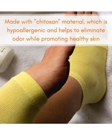 Yu Be Heel & Elbow Moisturizing Socks - 1 Pair - Buy Online on GoSupps.com