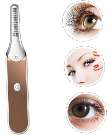 Beaupretty Eyelash Curler Electronic Eyelashes Curler Mini Natural Eye Lashes Curling Heated Lash Curler USB Lash Curler Eyelashes Curling Pen Cosmetology Kit Eyelash Clips Chargeable Tool 14.2X2.4cm - Buy Online on GoSupps.com