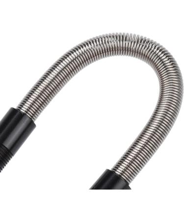 Stainless Steel Facial Hair Remover Spring - Effective Epilator Kit for Upper Lip, Chin, and Eyebrows (Black) - Buy Online on GoSupps.com