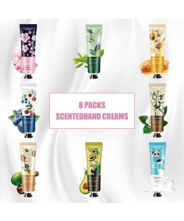 Hand Cream Gift Set Hand Cream Hand Cream for Women Hydrating Hand Moisturizer Moisturizing Hand Care Cream with Flower Essence Travel Size Gift for Christmas - Buy Online on GoSupps.com