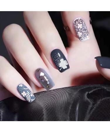 Wirlsweal Nail Art Template Set - DIY Steel Stamp Plate Kit for Nail Salon Decorations - Buy Online on GoSupps.com