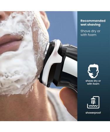 SweetLF 3D Rechargeable IPX7 Waterproof Electric Shaver Wet and Dry Men's Rotary Shavers Electric Shaving Razors with 3PCS replacement Shaving Cutter net blades (18.5 * 8.8 * 7.4 CM) 18.5*8.8*7.4 CM - Buy Online on GoSupps.com