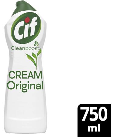 Cif Original Cream Cleaner 750 ml - 100% Tough Dirt Removal - Multipurpose Surface Cleaner (Pack of 1) - Buy Online on GoSupps.com