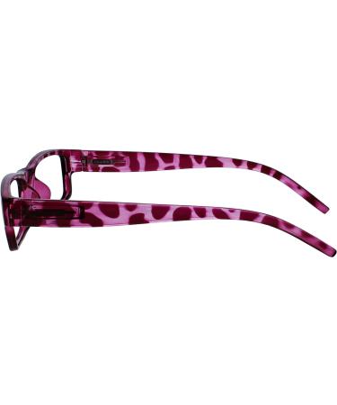 Lightweight Pink Tortoiseshell Reading Glasses +3.50 Magnification for Men and Women | The Reading Glasses Company R32-4 - Buy Online on GoSupps.com