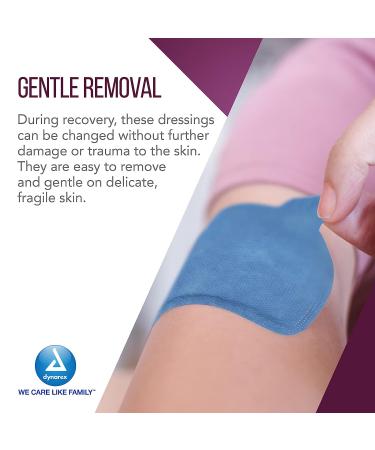 Dynarex DynaSorb Super Absorbent Dressings 4x4 - Sterile Wound Care, Soft & Waterproof - 10ct Box - Buy Online on GoSupps.com
