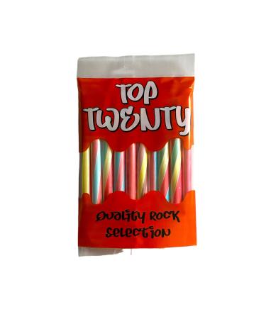 10 X Top 20 Sticks Original Mixed Fruit Aniseed Humbug Mint Bubble Gum Candy Floss Rock Retro Sweets Gift Bag Sweet Shop - Classic Sweets Traditional Taste.