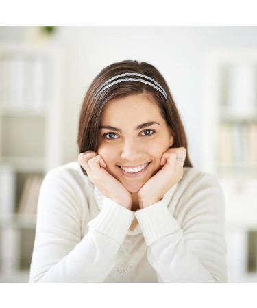 Dizila 6 Pieces Bohemian Hippie Adjustable Elastic Double-Stranded Braided Leather Headbands+Triple- Stranded Twisted Hair Bands Boho Accessories for Women Girls - Buy Online on GoSupps.com