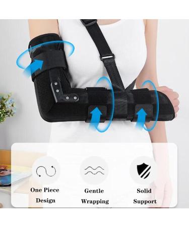 Buy SFKLYU Arm Sling Shoulder Immobilizer - Rotator Cuff Support Brace & Elbow Immobilizer - Medium Size for Injury Relief - International Shipping Available - Buy Online on GoSupps.com