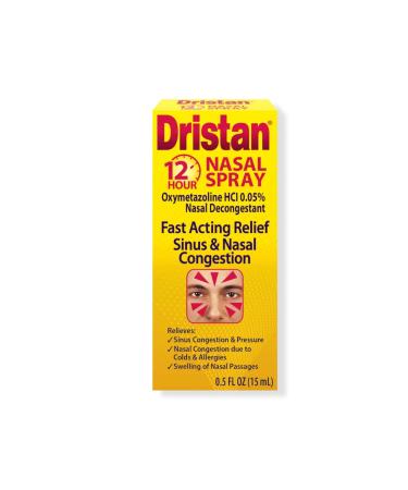 Dristan 12-Hour Nasal Spray 0.50 oz (Pack of 8)