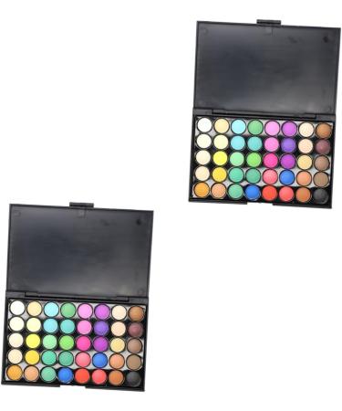 Angoily 2pcs 40 Eyeshadow Eye Shadow Palettes Matte Makeup 1 count (Pack of 1) As Shownx2pcs - Buy Online on GoSupps.com