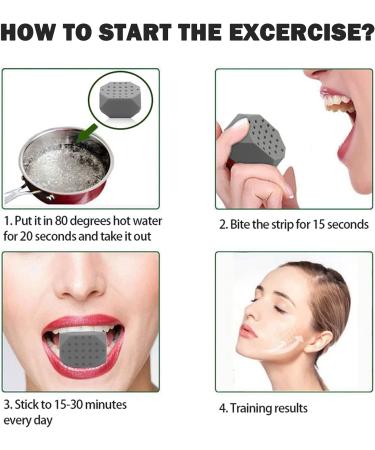 Jaw Exerciser Jaw Trainer Sharper Jawline Exerciser Chew 40lbs Double Chin Reducer for Toning Tightening Neck Strengthening Device for Men and Women - Buy Online on GoSupps.com