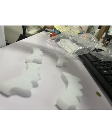 Silicone Toe Separators (2 Pair) - Toe Straighteners and Spacers for Curled, Overlapping Toes - Toe Stretcher for Toe Relief and Foot Restoration - White - Buy Online on GoSupps.com