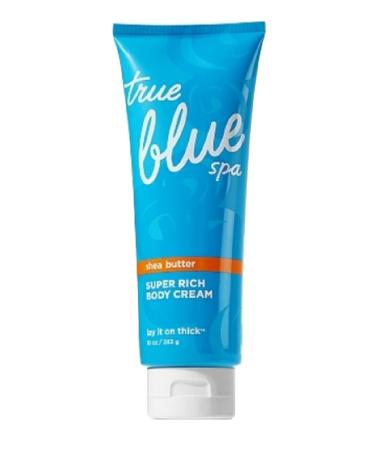 Bath and Body Works True Blue Spa Lay It On Thick Super Rich Body Cream 10 Ounce Full Size Retired Item 10 Ounce (Pack of 1)