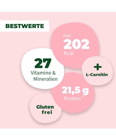 Smillary Shake Strawberry Protein Powder - 25 Portions Meal Replacement | Gluten-Free & Vegetarian Protein Drink - Buy Online on GoSupps.com