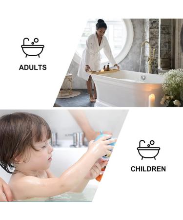 FOMIYES 2pcs Kids Bath Balls - Exfoliating Shower Loofahs & Scrubbers for Children | Soft Mesh Brush Luffa - Buy Online on GoSupps.com