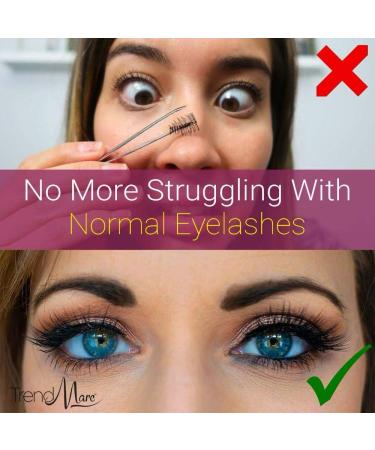 Magnetic Voluminous Eyelashes Nano-Magnetic Eyeliner 3D Magnetic Lashes and Eyeliner with Tweezers Liquid Eyeliner with Applicator No Glue Eyelashes Reusable Magnetic Eyelashes - 5 Pairs - Buy Online on GoSupps.com