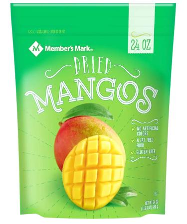 Member's Mark Dried Mango 24 Oz - 2 Pack | Premium Dry Fruit Snack - Buy Online on GoSupps.com
