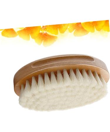 Healvian Baby Bath Cleaning Brush Set - Newborn Hair Brush, Shower Massage Comb Kit - White 11x6cm - Buy Online on GoSupps.com