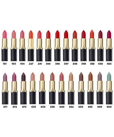 L'Oreal Paris Color Riche Matte 344 Retro Red - Premium Matte Lipstick (5g) | Buy Internationally - Buy Online on GoSupps.com