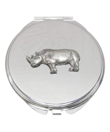 Rhino Compact Mirror Handbag Gift With Free Engraving 297