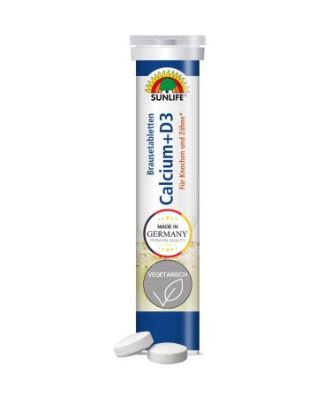 Sunlife effervescent tablets (Calcium + D3 1x 20 pieces)