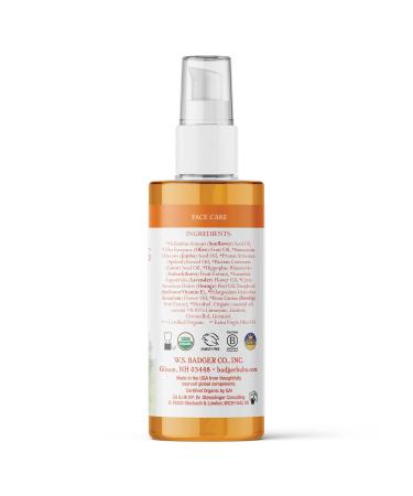 Badger Organic Seabuckthorn Cleansing Oil - 2 FZ | Natural Face Cleanser - Buy Online on GoSupps.com