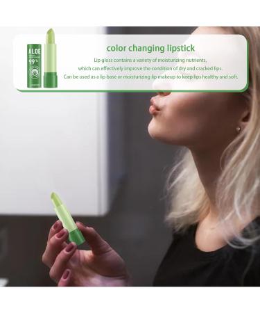 Color-changing lipstick moisturizing and glossy - 3.5g moisturizing color-changing lipstick with temperature control | For teenage makeup all skin tones - Buy Online on GoSupps.com