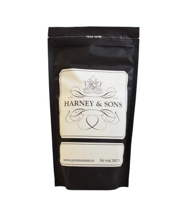 Harney & Sons Peppermint Herbal Tea Loose Leaf Full Leaf Tea - 50 sachets