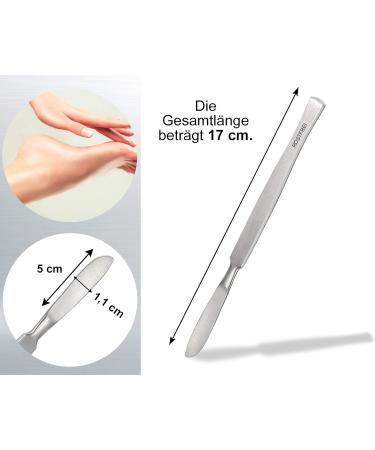 Professional Hornhauber Skalpell Cream-Scrub | Stainless Steel Cornel Remover for Gentle Foot Care - 17 cm (Model 3) - Buy Online on GoSupps.com