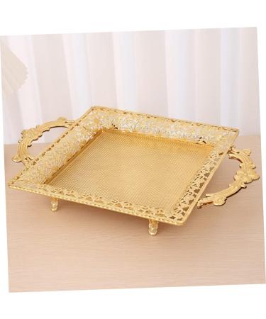 ifundom European Style Wrought Iron Color Fruit Jewelry Tray Appetizer Plate Dried Fruit Tray Wedding Dish - Buy Online on GoSupps.com