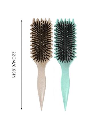 BOONCE CURL Brush - Bounce Curl Define Styling Brush | 2024 New Wild Boar Bristle Hairbrush for Women | Perfect for Curl Definition & Styling - Buy Online on GoSupps.com