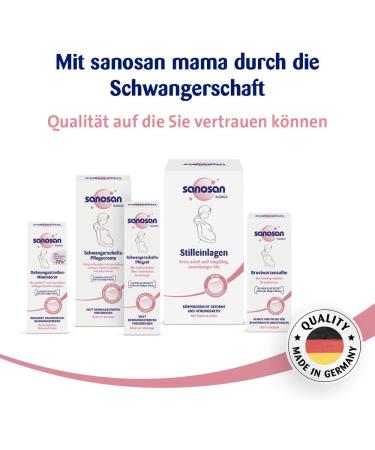 Sanosan Expansion Strips Minimier - Clinically Tested Stretch Mark Reduction Cream (2x75ml) - Paraffin Oil Dye & Silicone Free - Post-Pregnancy Care - Buy Online on GoSupps.com