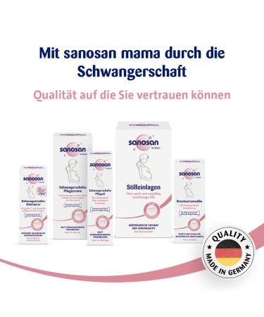 Sanosan Nipple Ointment - 100% Pure Natural Lanolin for Pregnancy & Lactation | Clinically Tested Paraben-Free Dye-Free | 2x30ml - Buy Online on GoSupps.com