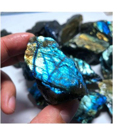 Dazzle Labradorite Original Stone Quartz Crystal Rough Specimen FZUGEDRLI (Size : 600-650g) - Buy Online on GoSupps.com