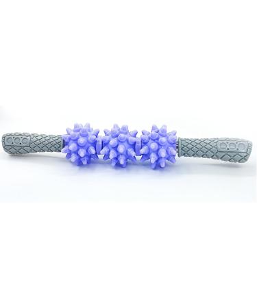 Hedgehog Ball Muscle Massage Roller with Handle - Anti-Cellulite & Relaxation Tool for Back Arms Legs Calves & Thighs | International Shipping Available - Buy Online on GoSupps.com