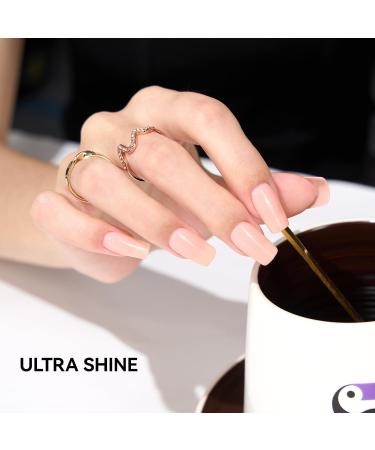 Colored Gel Square Nail Tips - 96Pcs Nude and Pink Short Length Gelike EC 4 in 1 X-coat Tips | Soft Gel Nail Extensions - Buy Online on GoSupps.com