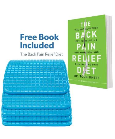 Blue Back Pain Relief Diet Book & Lumbar Stretcher for Spine Alignment | Dr. Sinett s Guide to Back Pain Relief - Buy Online on GoSupps.com