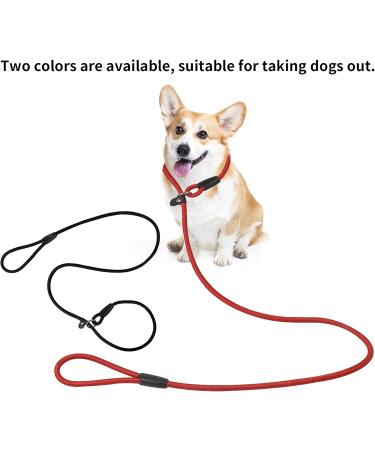 Avodova 2-Piece Adjustable Dog Leash Set | 1.3m Braided Nylon Leash for Small & Medium Dogs | Durable Training Tow Lines - Buy Online on GoSupps.com