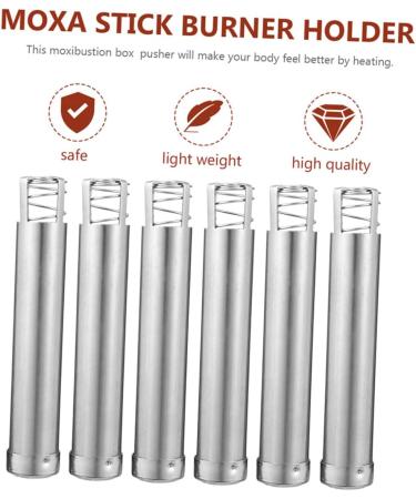 JECOMPRIS 18 Pcs Moxa Pusher Tool Set | Stainless Steel Heater for Acupuncture & Herbal Therapy - International Shipping Available - Buy Online on GoSupps.com