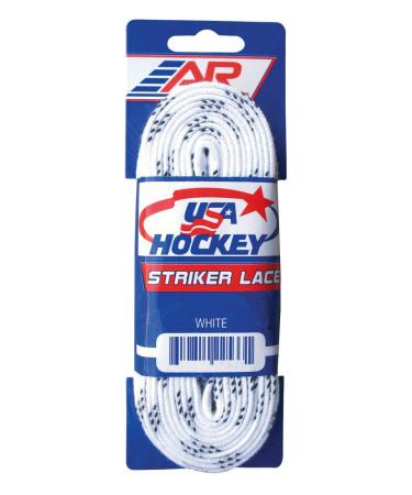 A&R Sports Unisex Hockey Striker Skate Laces White 120-Inch