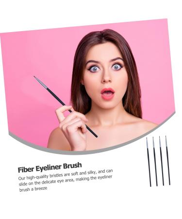 Housoutil 4pcs Fine Eyeliner & Lip Brush Kit | Soft Makeup Brushes for Eyeliner & Lips | Travel-Friendly Makeup Accessories - Buy Online on GoSupps.com