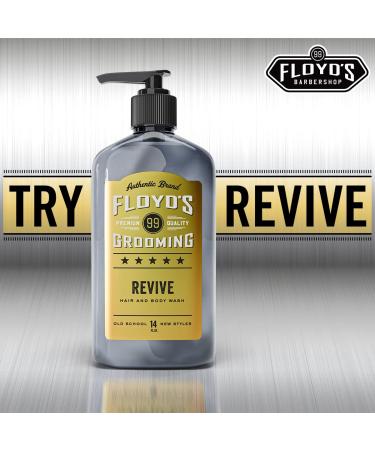 Floyd's 99 Revive 3-in-1 Men's Body Wash, Shampoo, Face Wash - Triple Action Formula - 33 oz - Buy Online on GoSupps.com